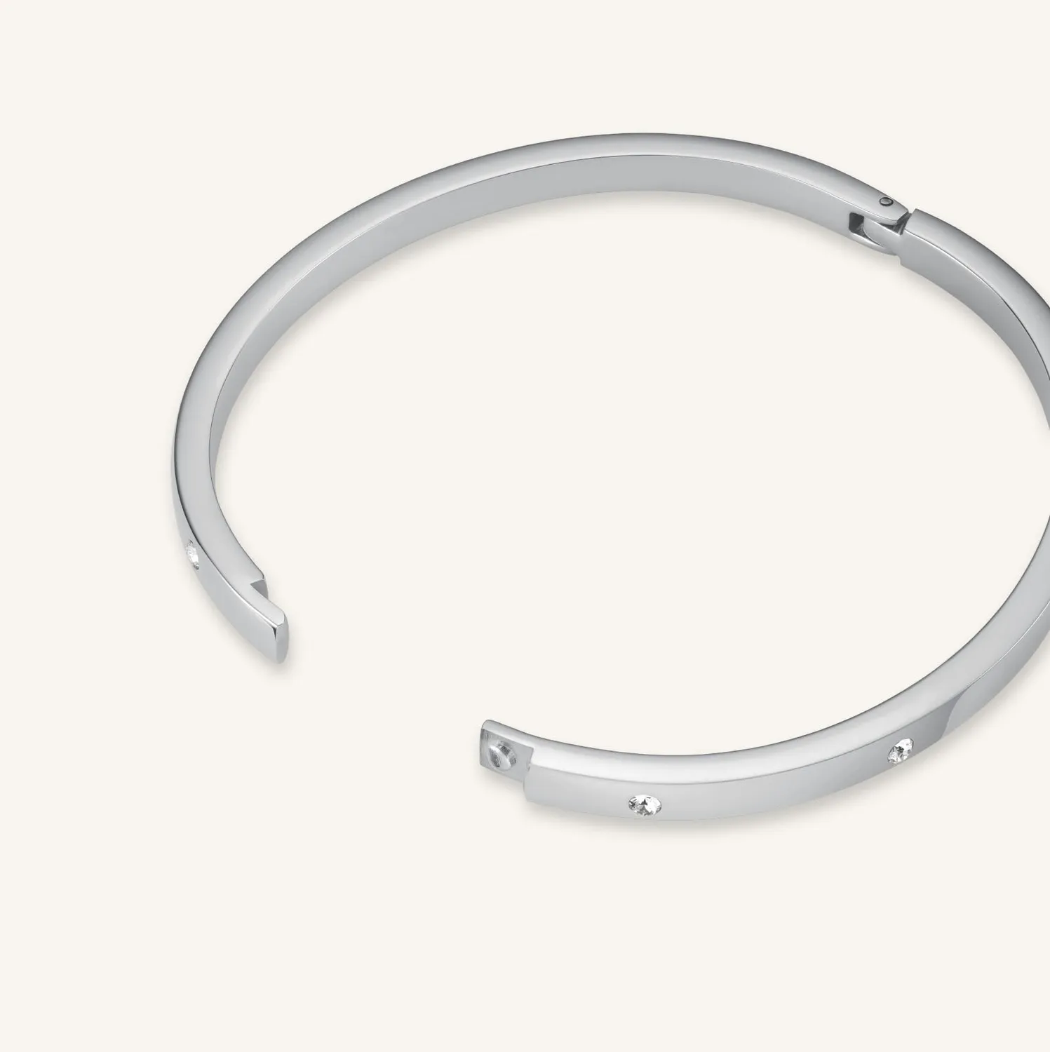 Rosefield Crystal Bangle armbånd gull og sølvbelagt stål