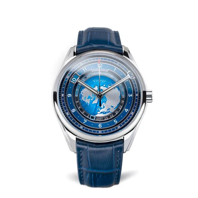 DeSanders Voyage GMT Steel klokke