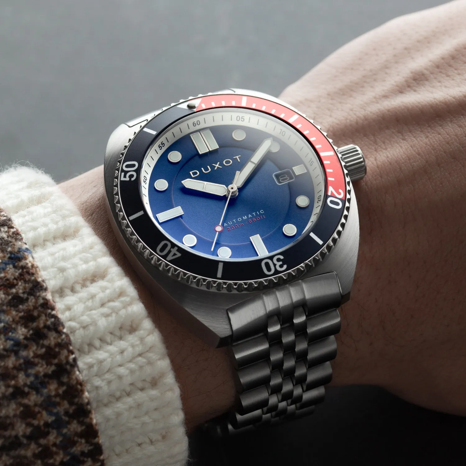 Duxot Tortuga klokke Blue automatisk 200 m