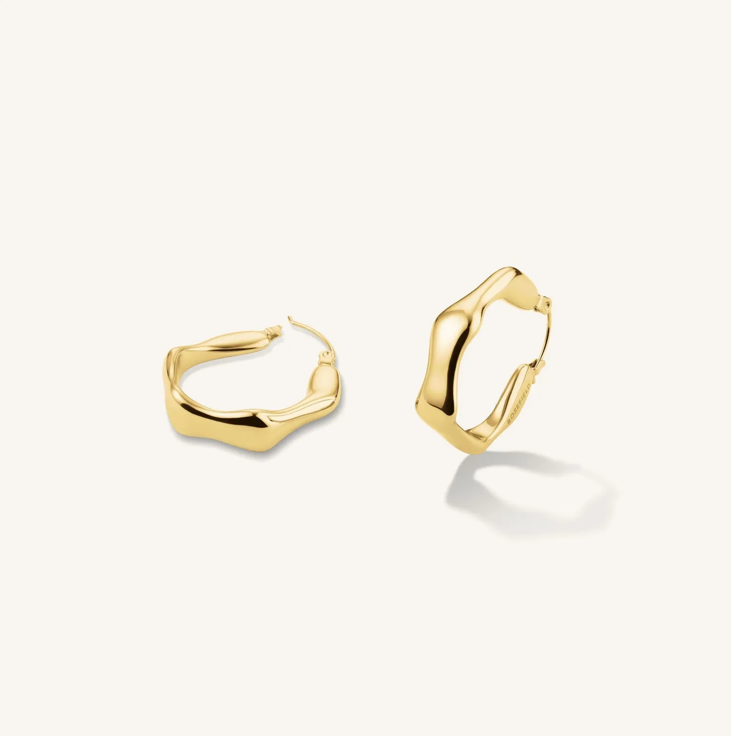 Rosefield Essentials Organic Hoops hoops gull