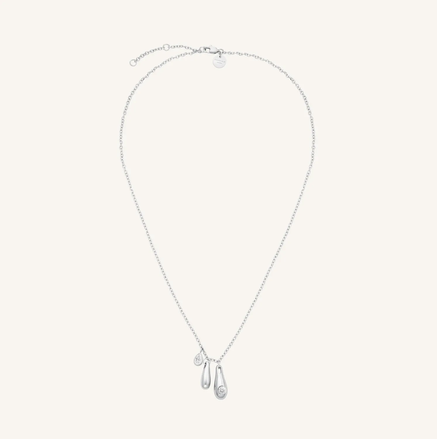 Rosefield Essentials Charms Necklace halskjede gull