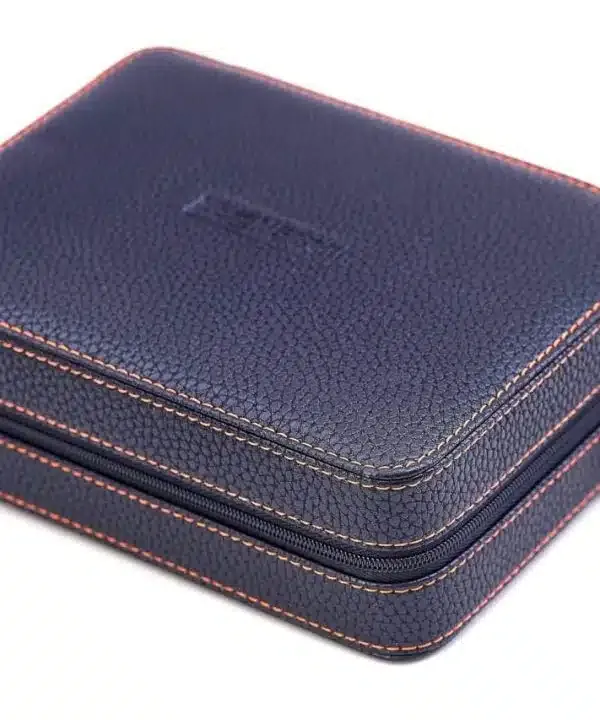 Leanschi ZIP-pouch 4 klokker svart PU