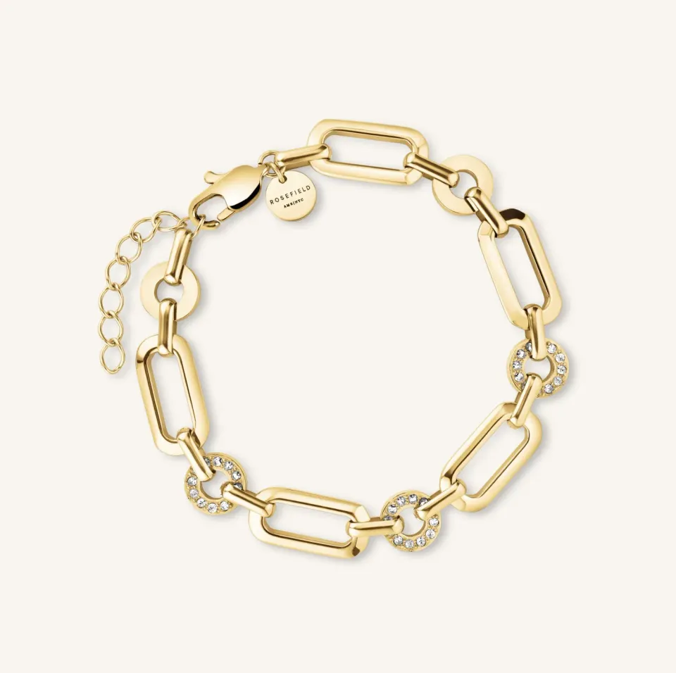 Rosefield Essentials Studs Bracelet armbånd gull justerbar lengde