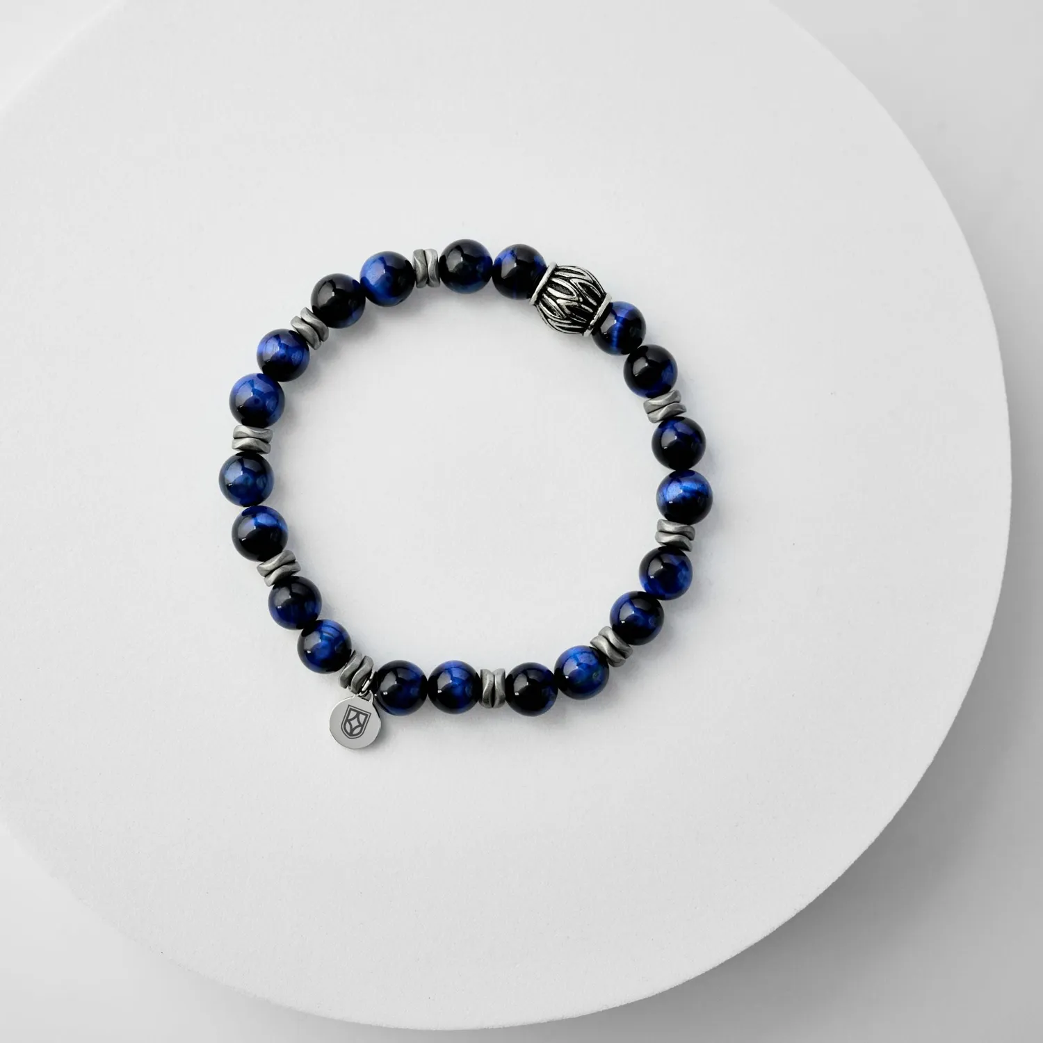 Duxot Atlantica Blue Tiger Eye And Hematite Stones armbånd
