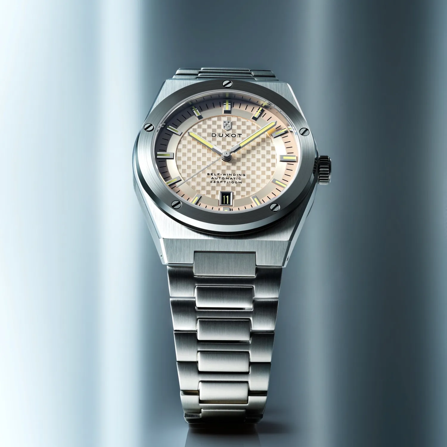 Duxot Bastia Warm Grey automatisk klokke grå