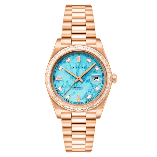 Duxot Serenata Automatic klokke Turquoise 40 mm limited edition