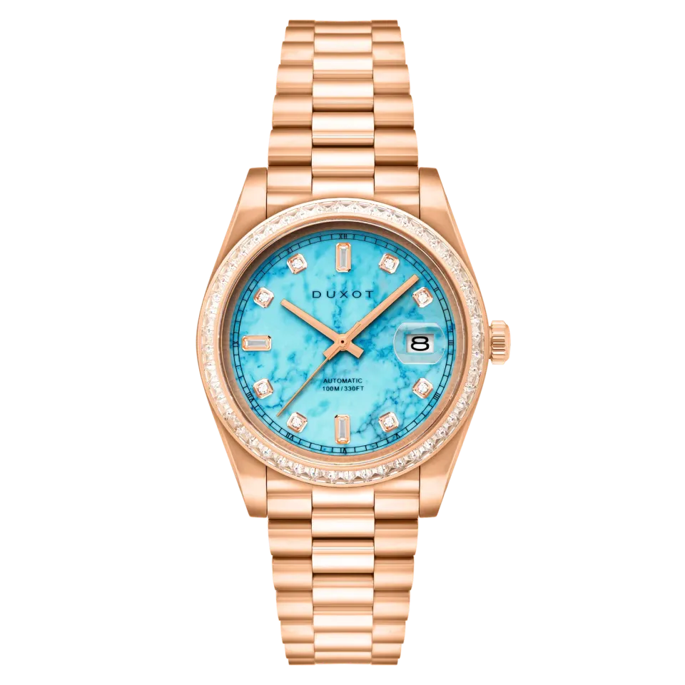 Duxot Serenata Automatic klokke Turquoise 40 mm limited edition