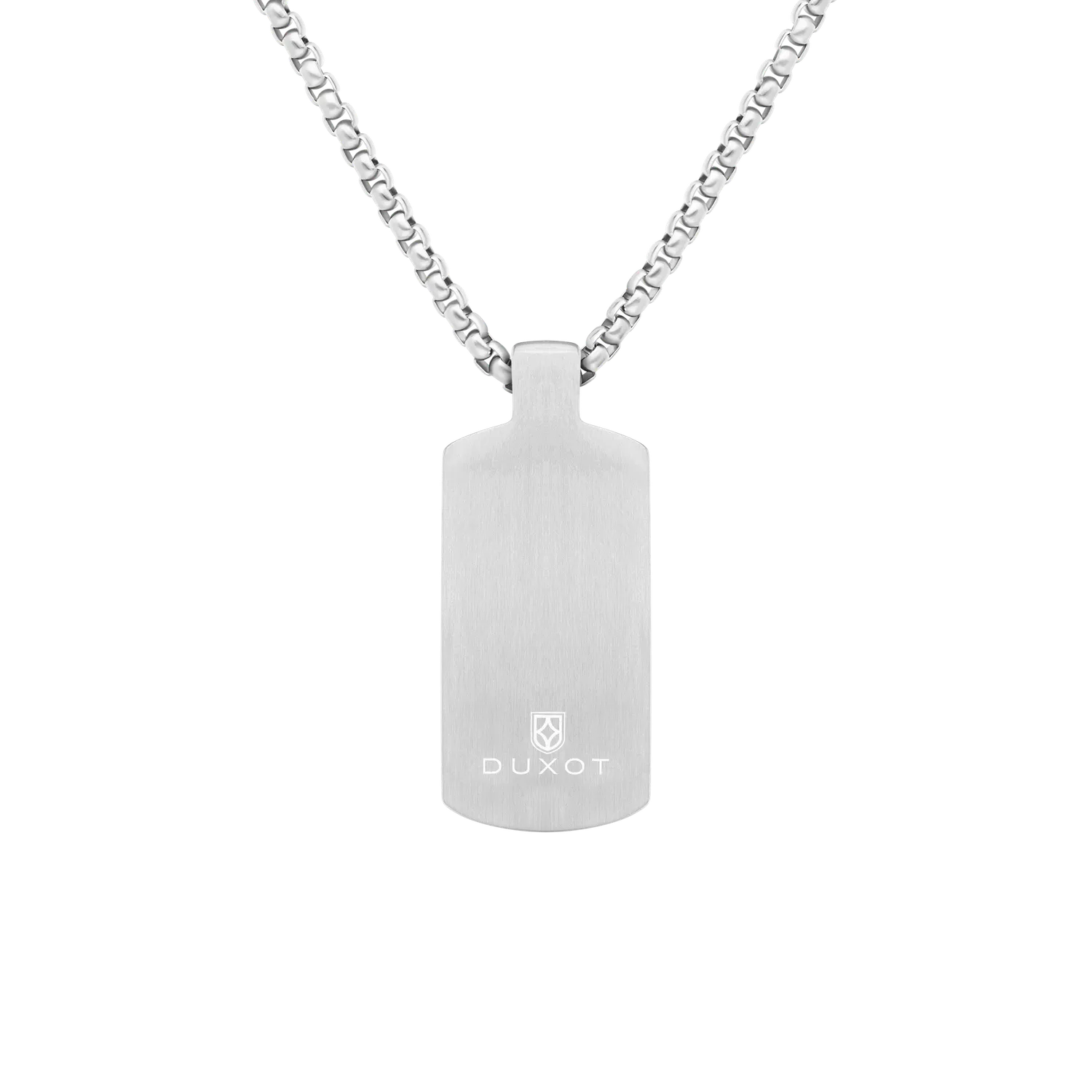 Duxot Accelero Shiny Silver Meteorite dog tag-anheng meteoritt
