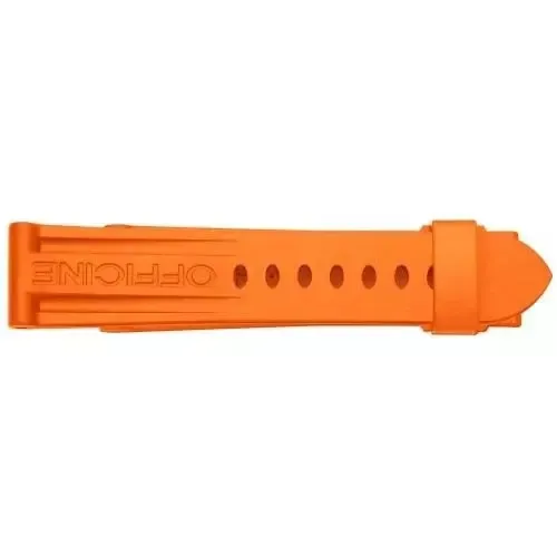 Perfekt Ur Orange Rubber Strap 24/22 PAN Click klokkerem oransje 24/22