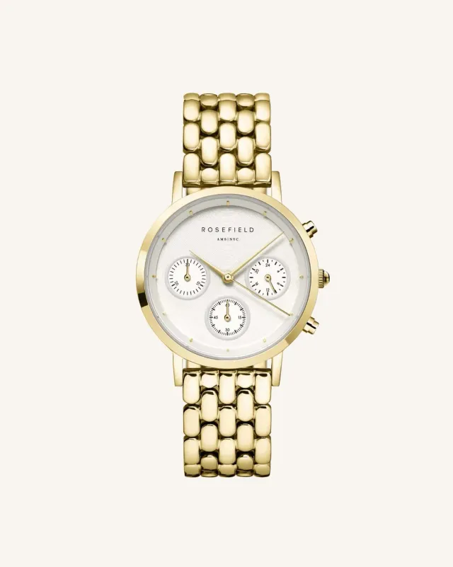 Rosefield Gabby klokke 33 mm gull – tre underskiver