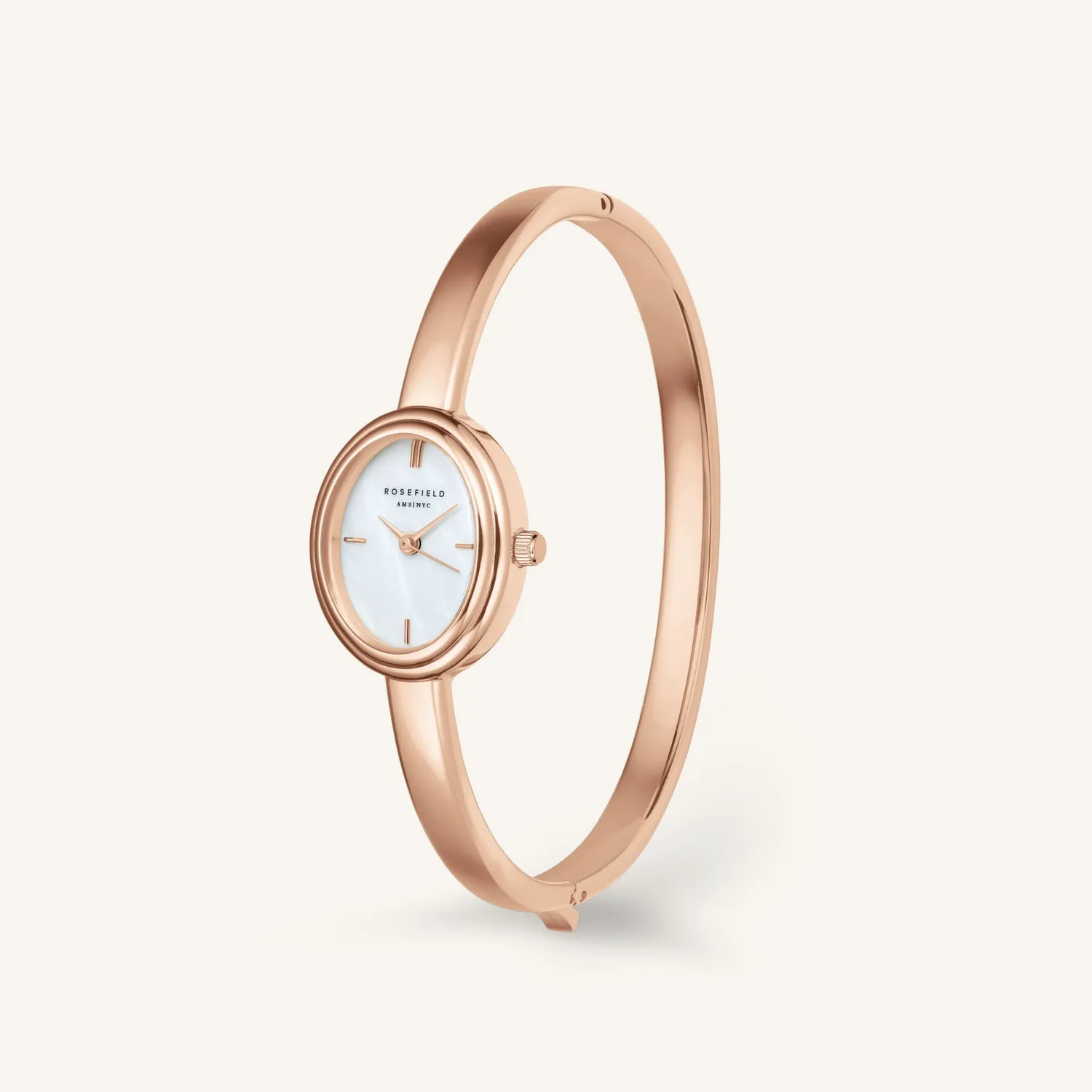Rosefield Studio Bangle S Rose Gold klokke roségull