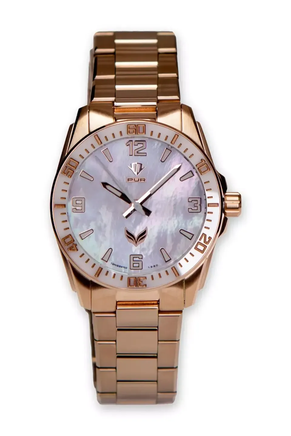 Perfekt Ur Valkyrie Saga Rosé Varmrosa Perlemor Tallskive klokke 37 mm