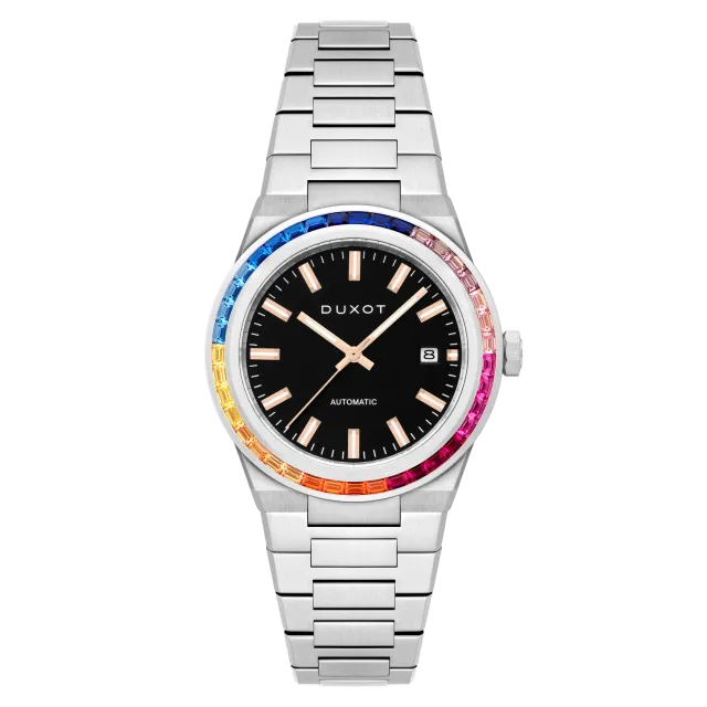 Duxot Alicante klokke Sable Rainbow 39 steiner utskiftbar bezel