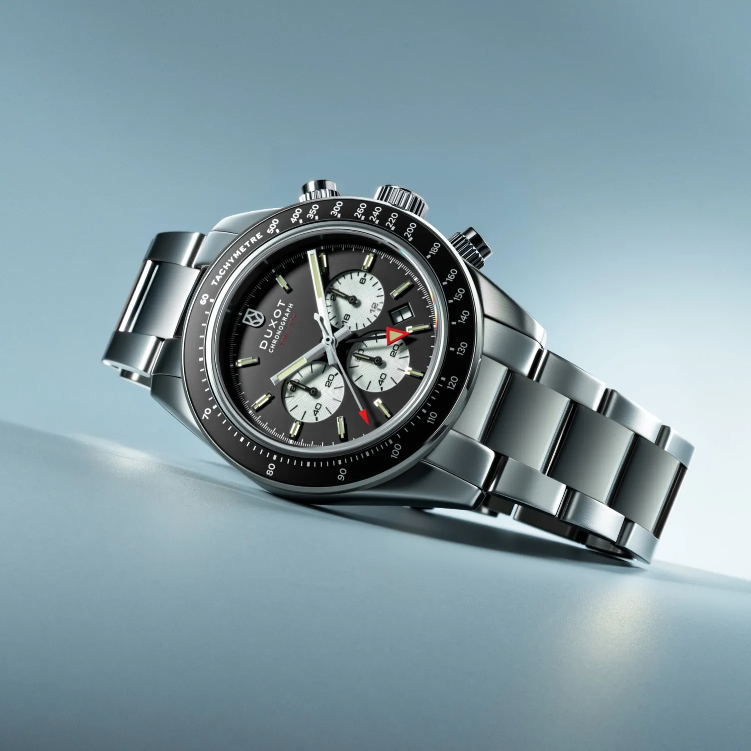 Duxot Vitesse kvartsur 39 mm Charcoal Black