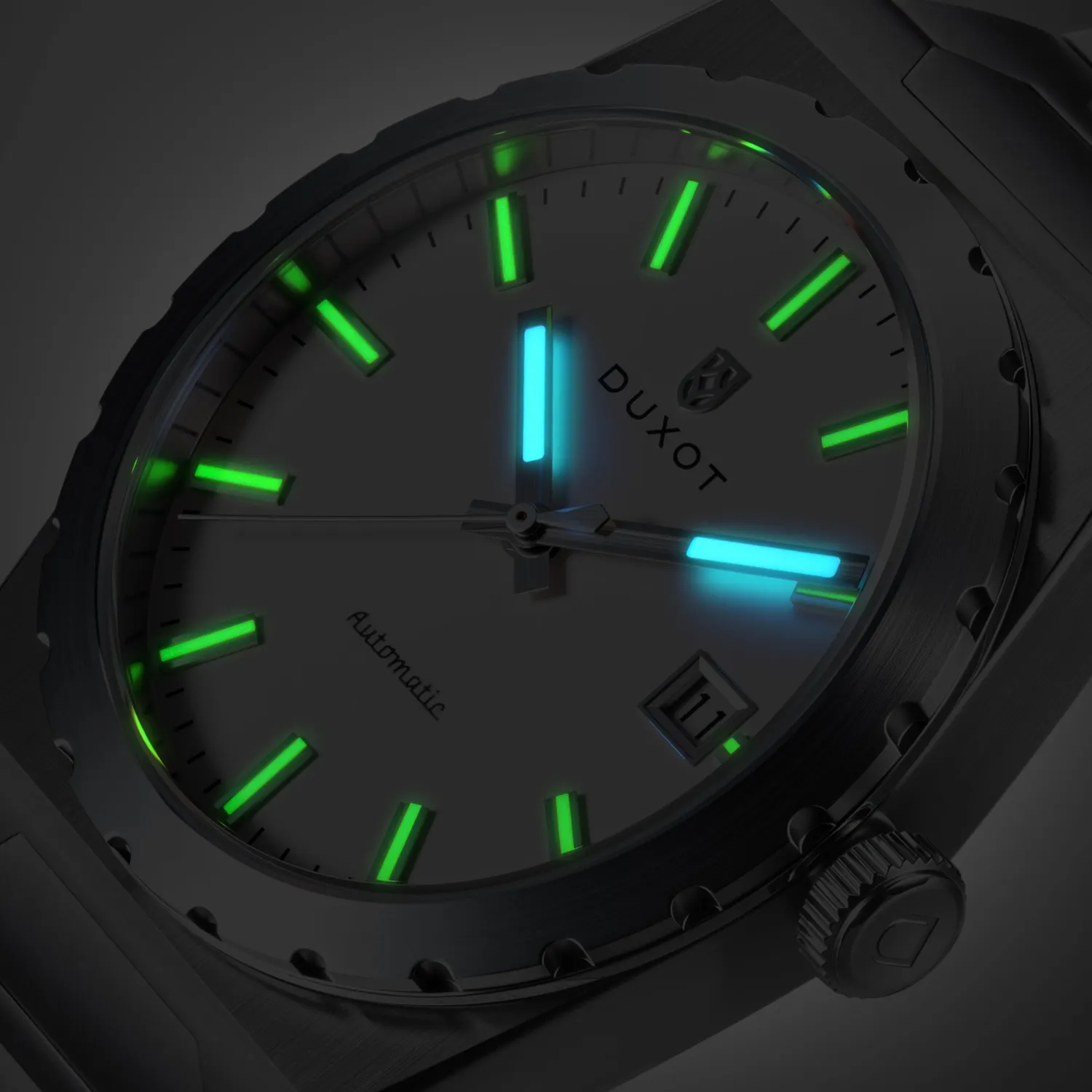 Duxot Taranto Metallic Mist klokke, 37 mm integrert lenke