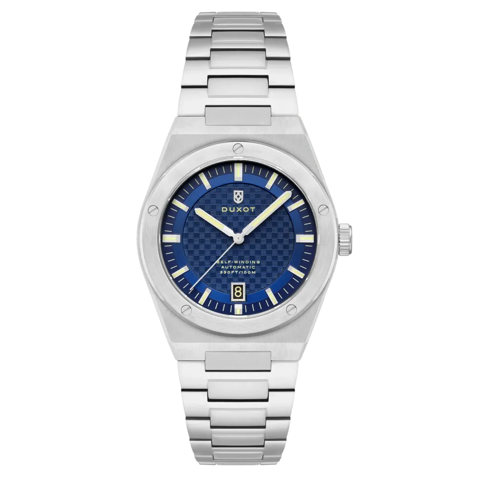 Duxot Bastia Royal Blue automatisk klokke blå