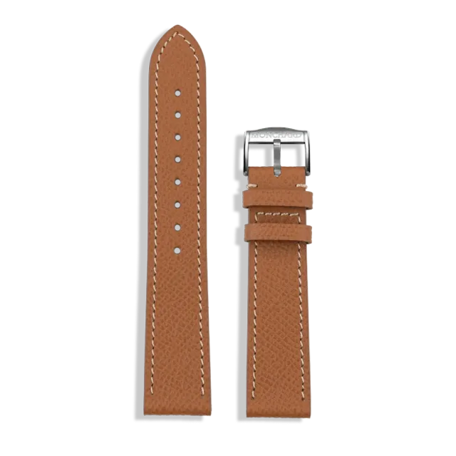 MonChard Epsom Brown klokkerem 20 mm fullnarvet lær
