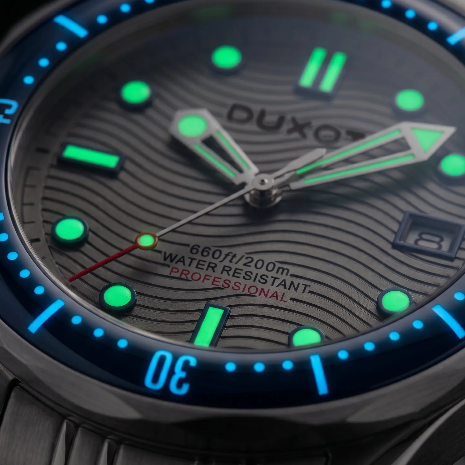 Duxot Henri Diver Automatic klokke Ash Grey automatisk