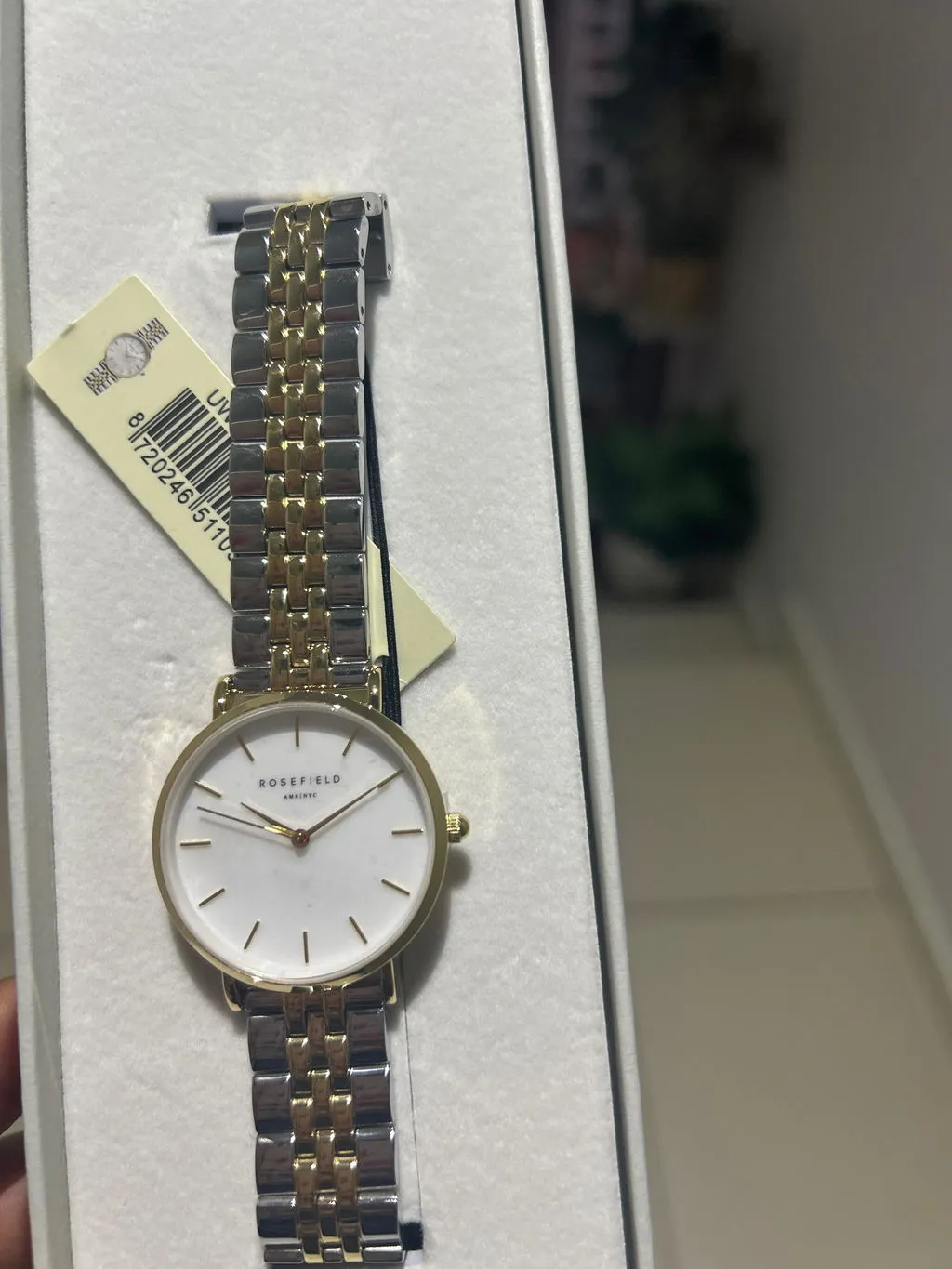 Rosefield Upper East Side Duotone klokke 33 mm tofarget