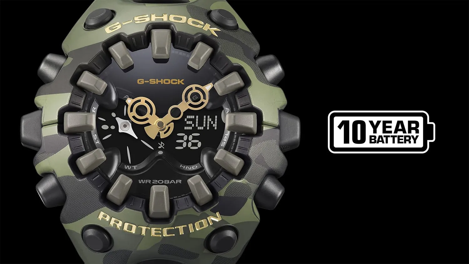 Casio G-SHOCK GA-V01CMG-3AER klokke 58 mm