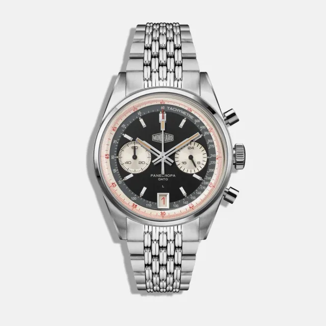 MonChard Reverse Panda kronograf 38 mm uten ekstra rem