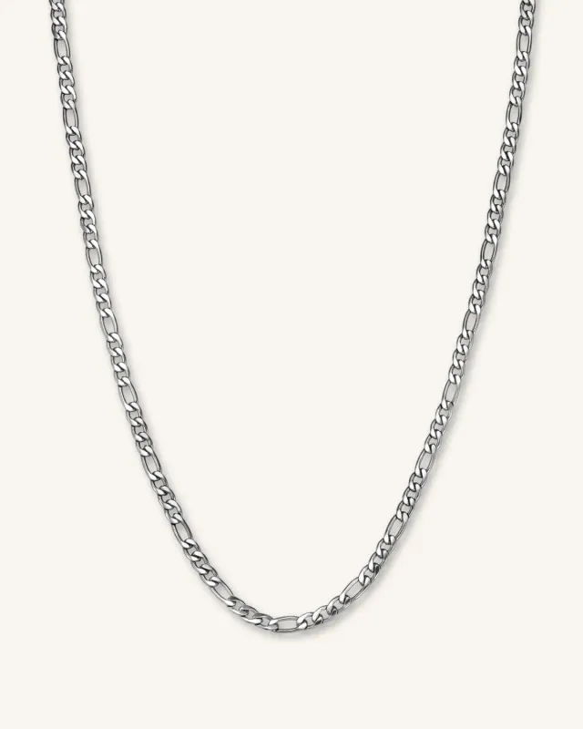 Rosefield Figaro Necklace halskjede sølv 41–45 cm i stål