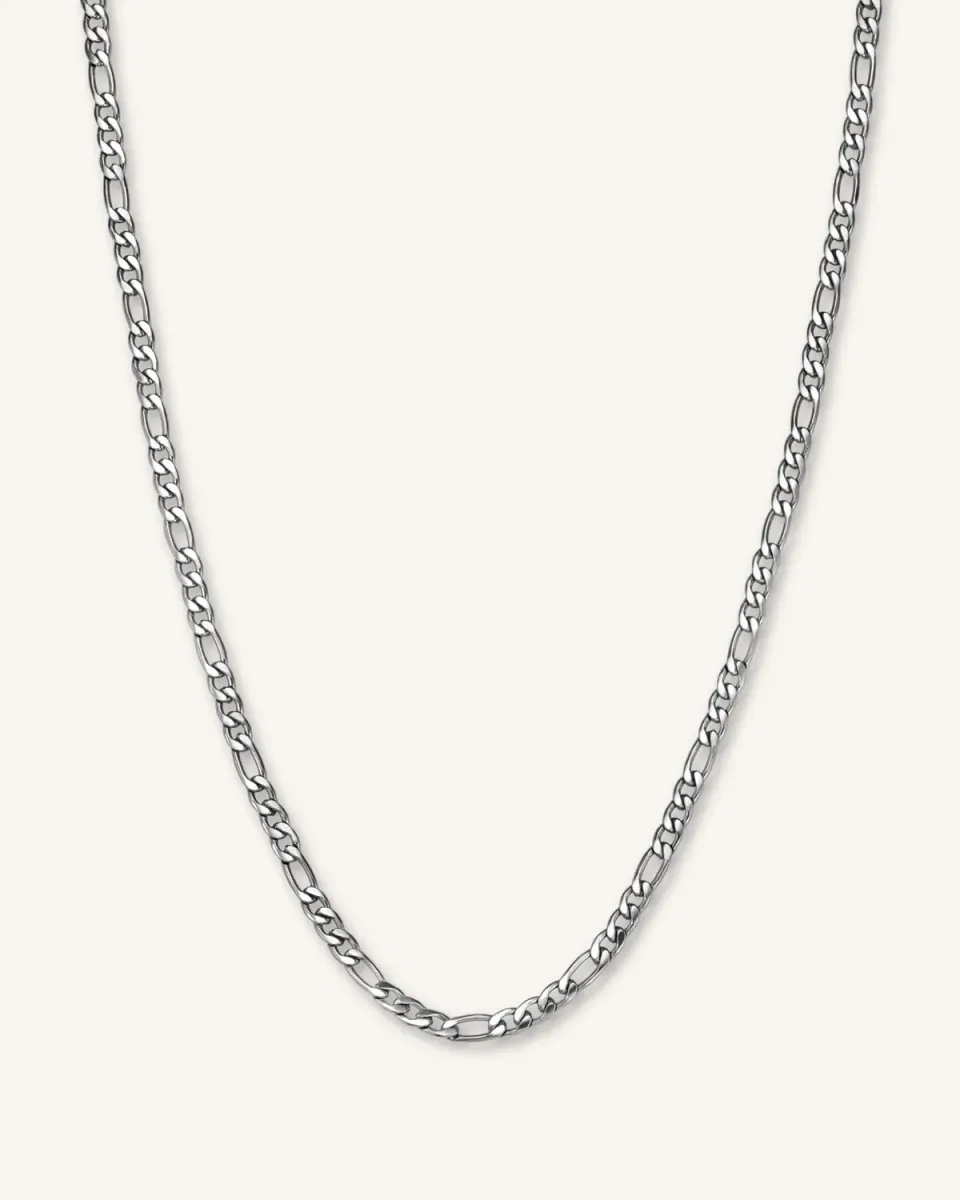 Rosefield Figaro Necklace halskjede sølv 41–45 cm i stål