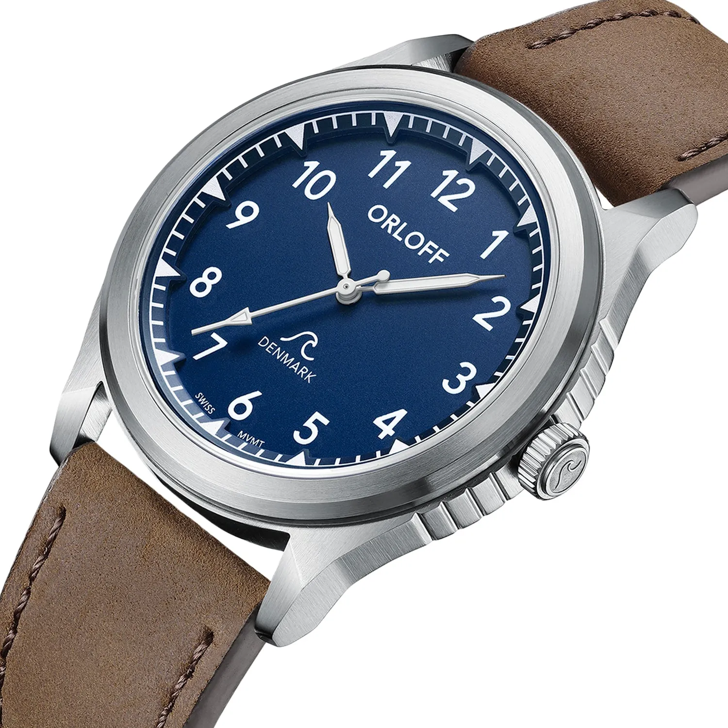 Orloff Ocean O1004 herreklokke skinnrem safirglass