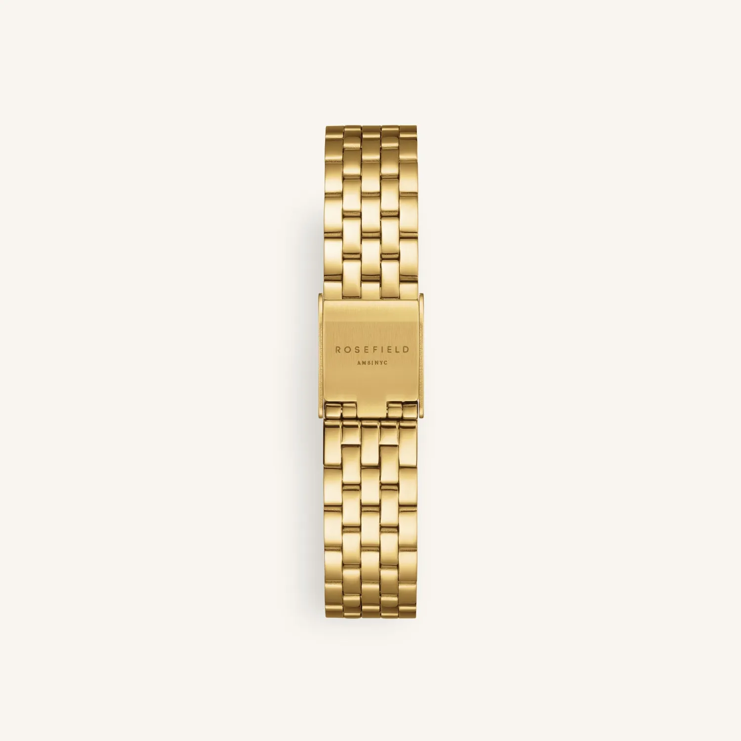 Rosefield Ivy Brown Gold klokke 21 × 26 mm