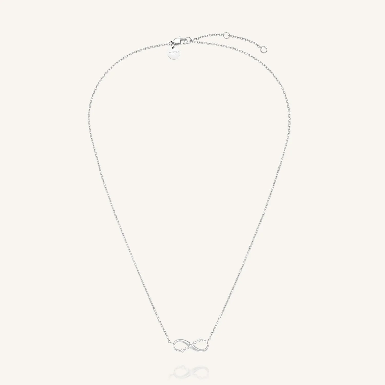Rosefield Essentials Infinity Necklace-halskjede gull 42–46 cm