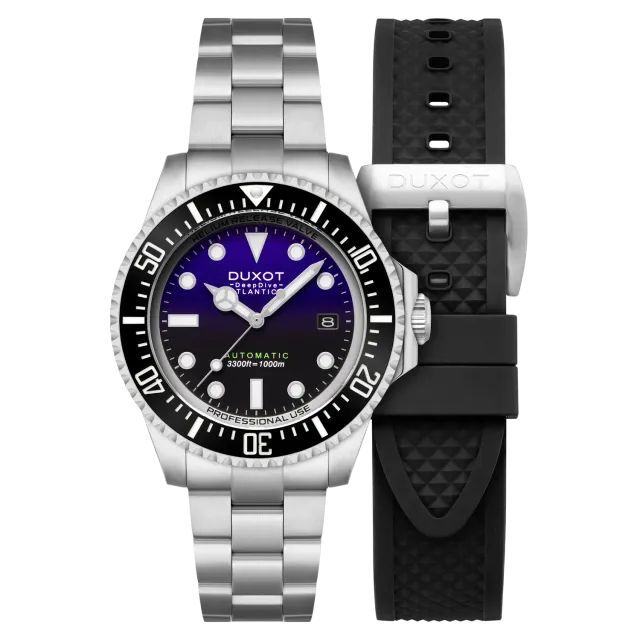 Duxot Atlantica Deep Dive Automatic dykkerklokke Blackberry