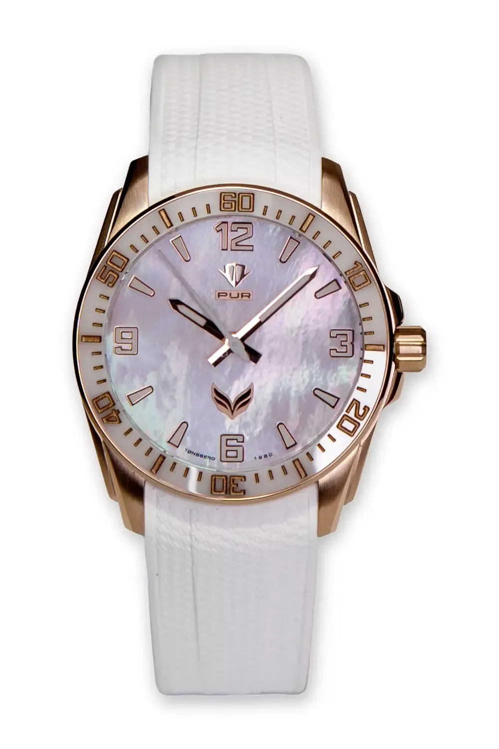 Perfekt Ur Valkyrie Saga Rosé Varmrosa Perlemor Tallskive klokke 37 mm