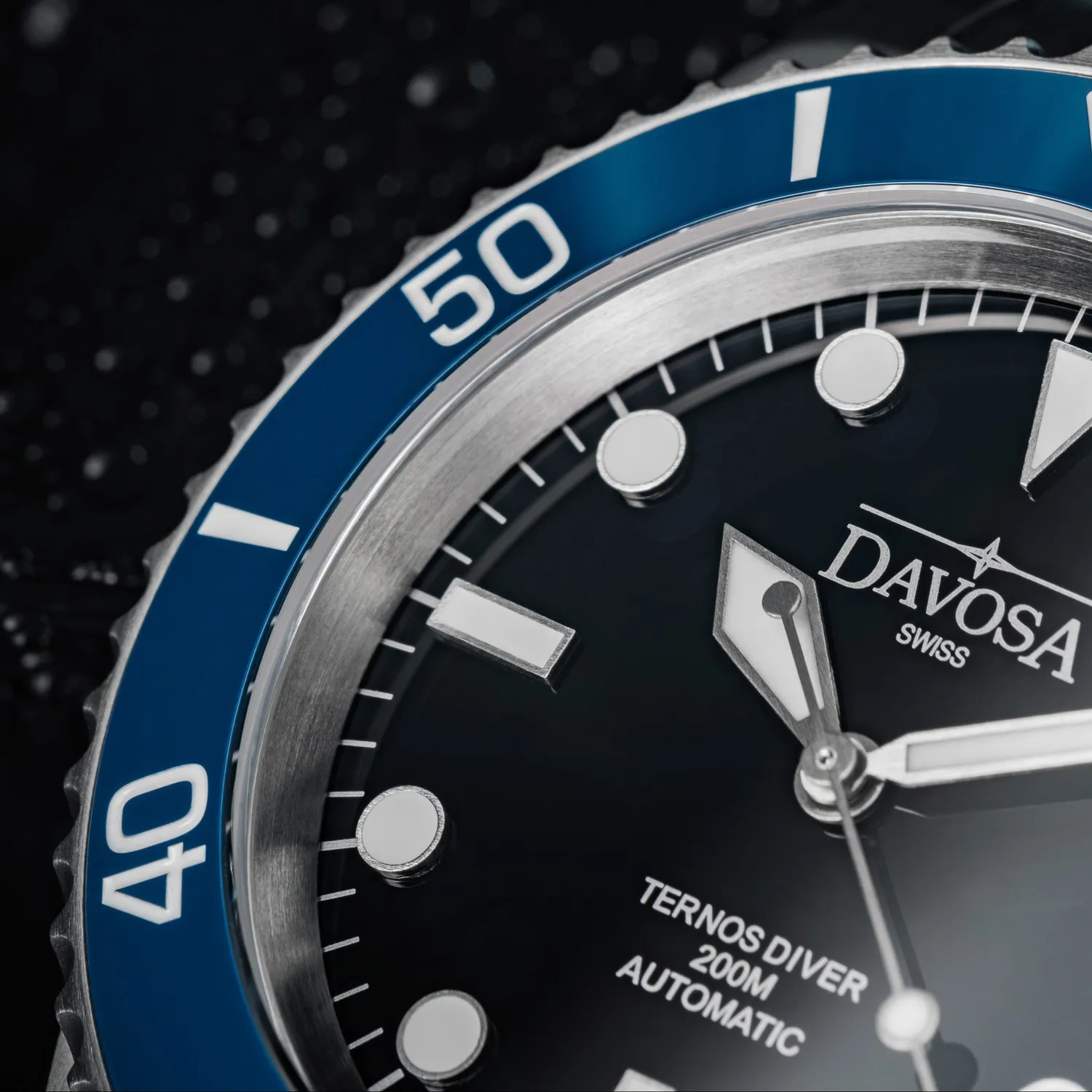 DAVOSA Ternos Diver automatisk dykkerklokke uten lupe