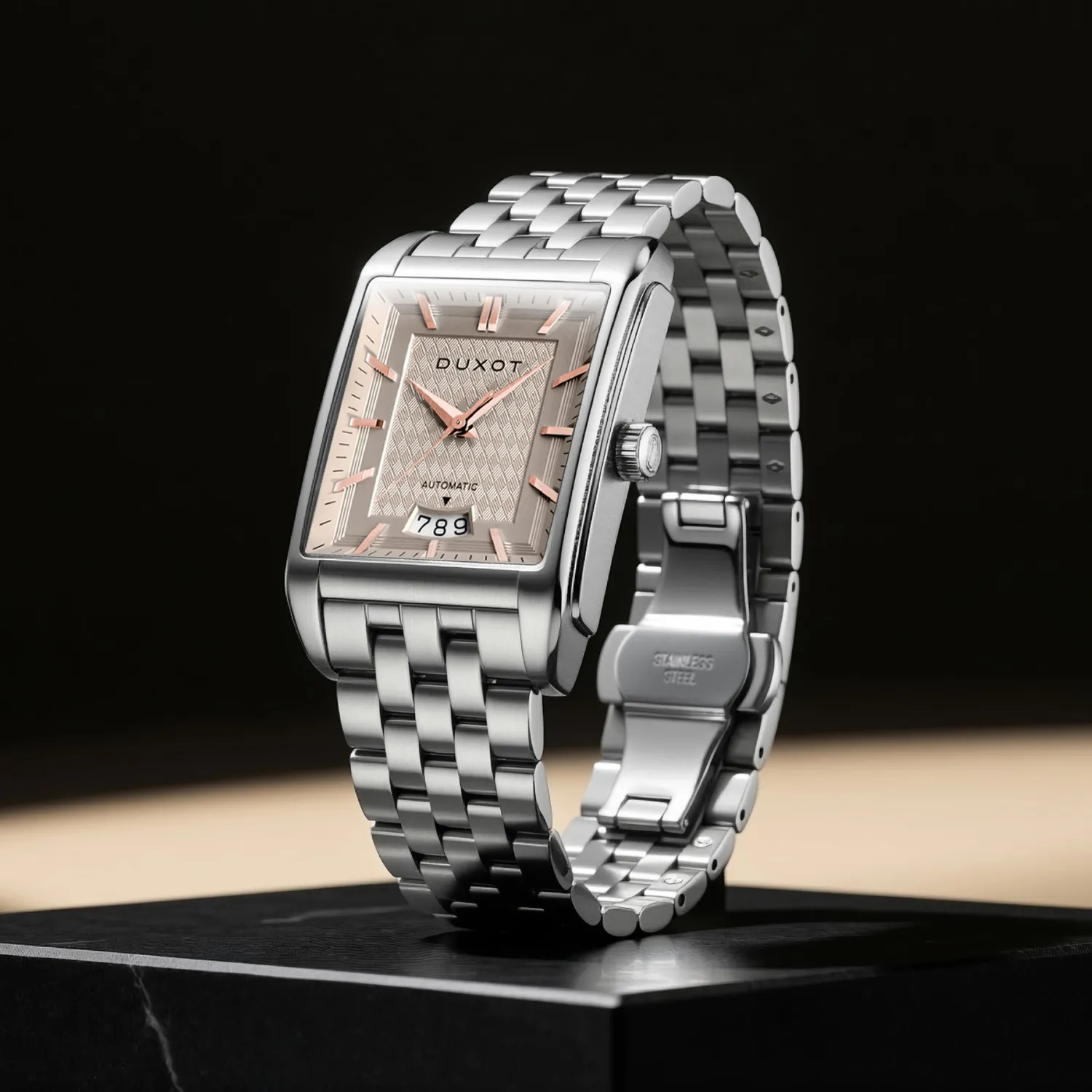 Duxot Livorno Pebble Aura klokke, 33 mm rektangulær