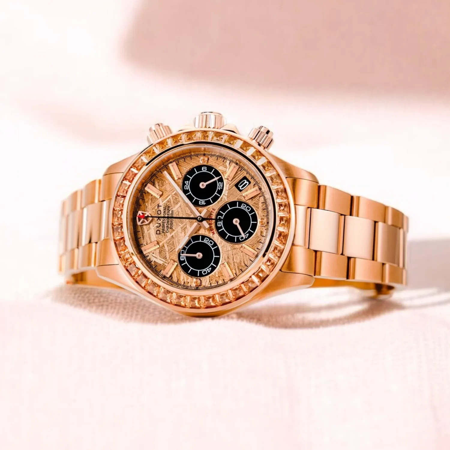 Duxot Accelero Meteorite klokke meteorittskive 39 mm