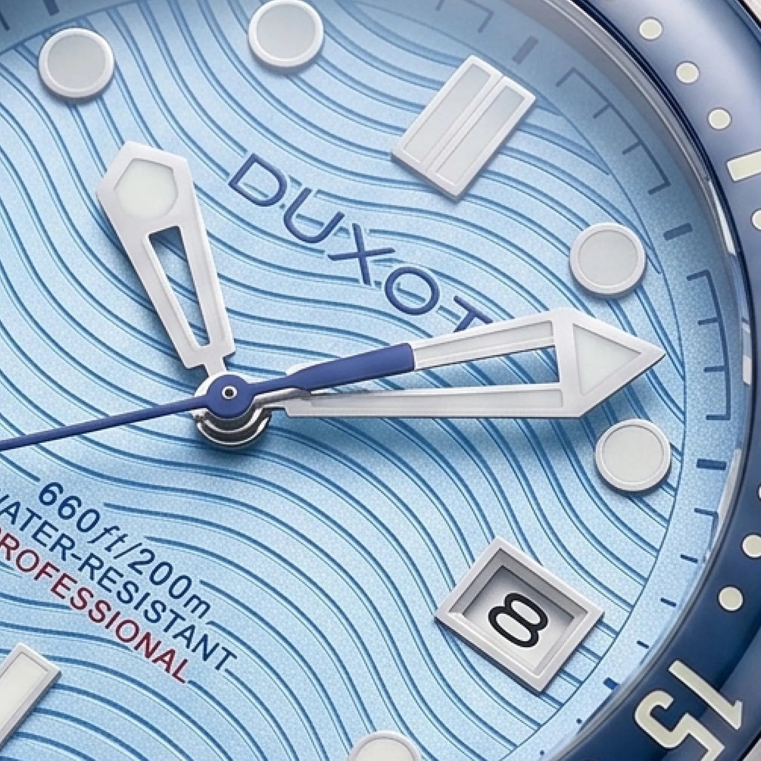Duxot Henri Diver Automatic Ice Blue dykkerklokke