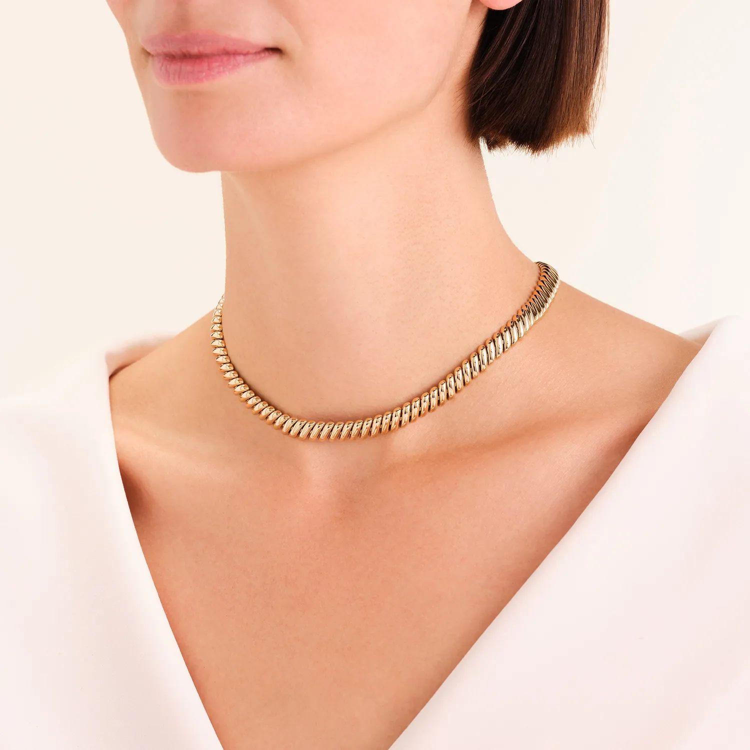 Rosefield San Marco Necklace halskjede gull, justerbart