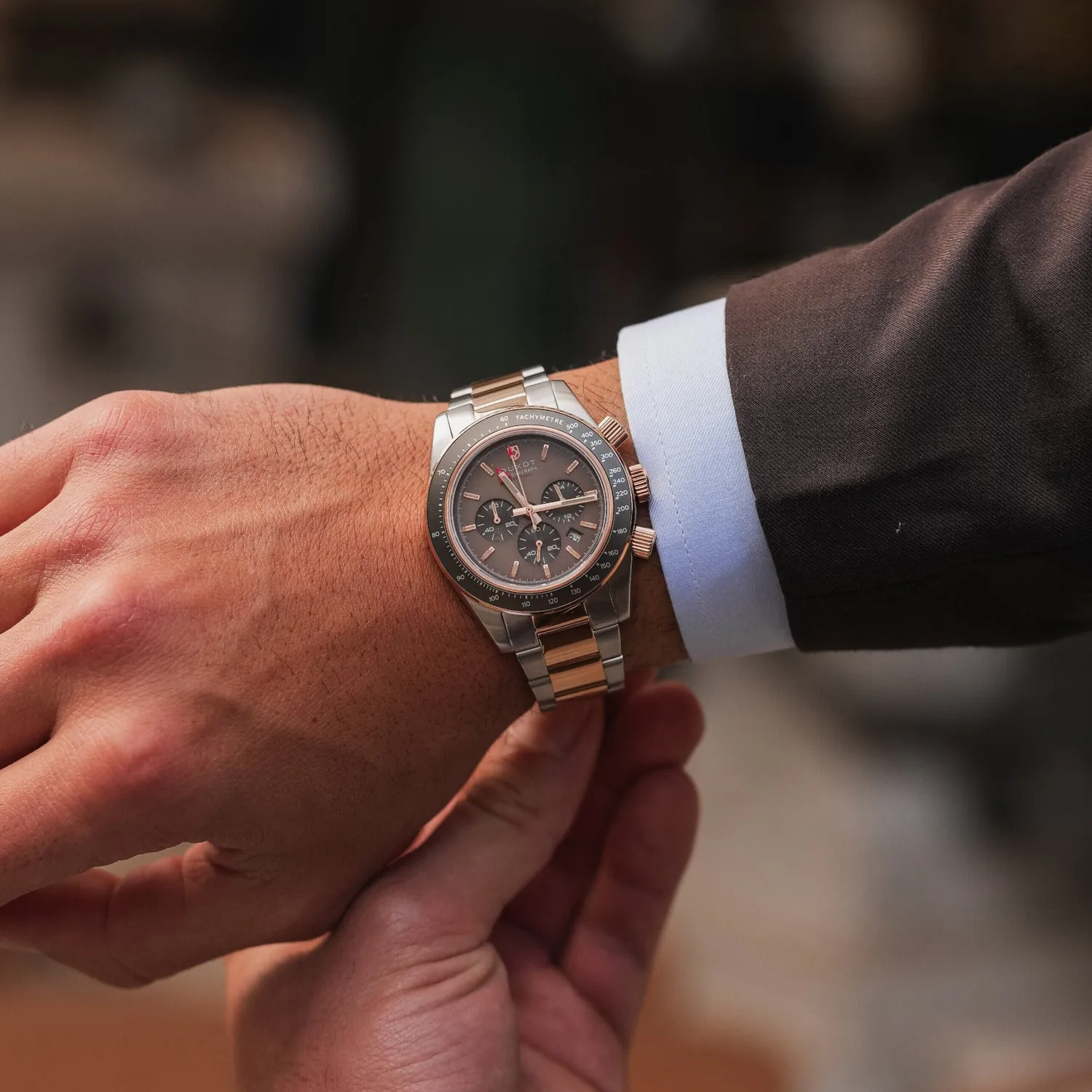 Duxot Vitesse Rust Brown armbåndsur brun