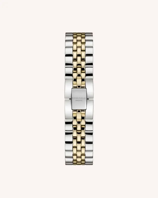 Rosefield Silver - gold Strap lenke til Boxy XS 14 mm stål