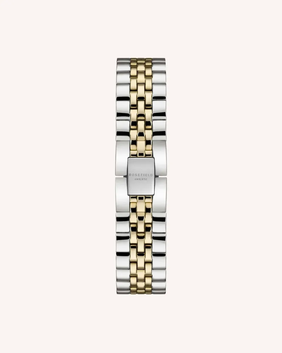 Rosefield Silver - gold Strap lenke til Boxy XS 14 mm stål