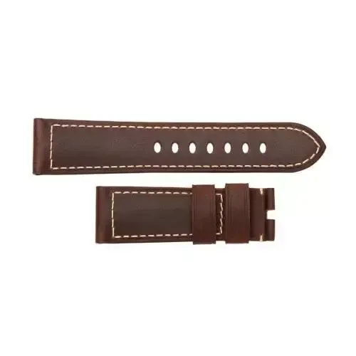 Perfekt Ur Ponte Vecchio Calf-klokkerem XL 24/22 mm brun/beige