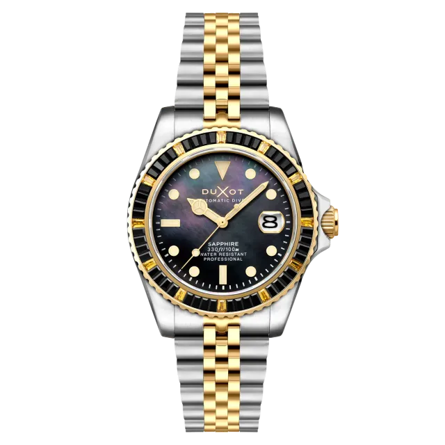 Duxot Atlantica 40 Rainbow Automatic Black Mop klokke