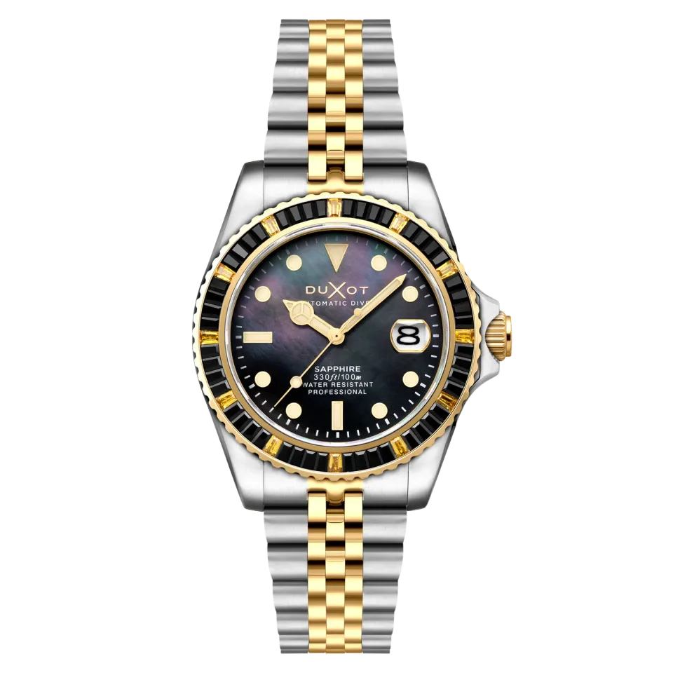 Duxot Atlantica 40 Rainbow Automatic Black Mop klokke