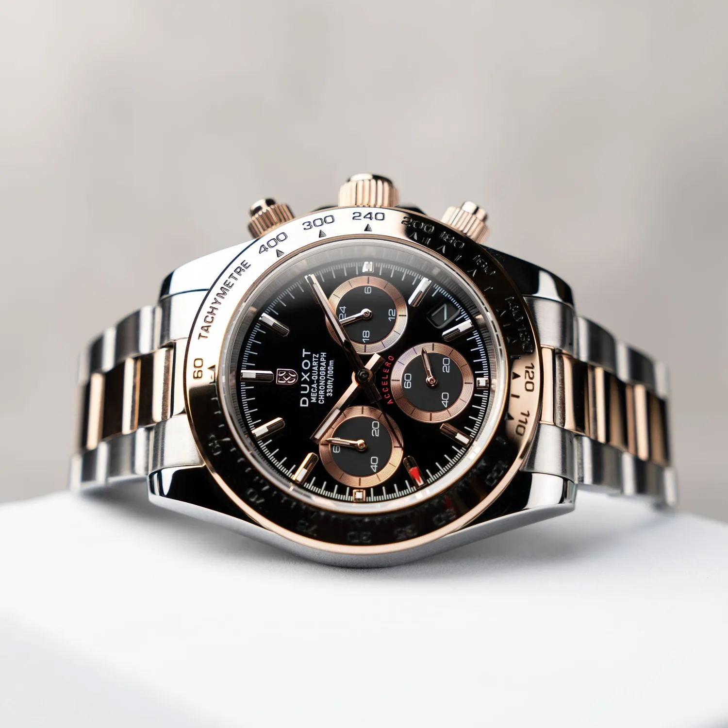 Duxot Accelero Coal Black kronografklokke