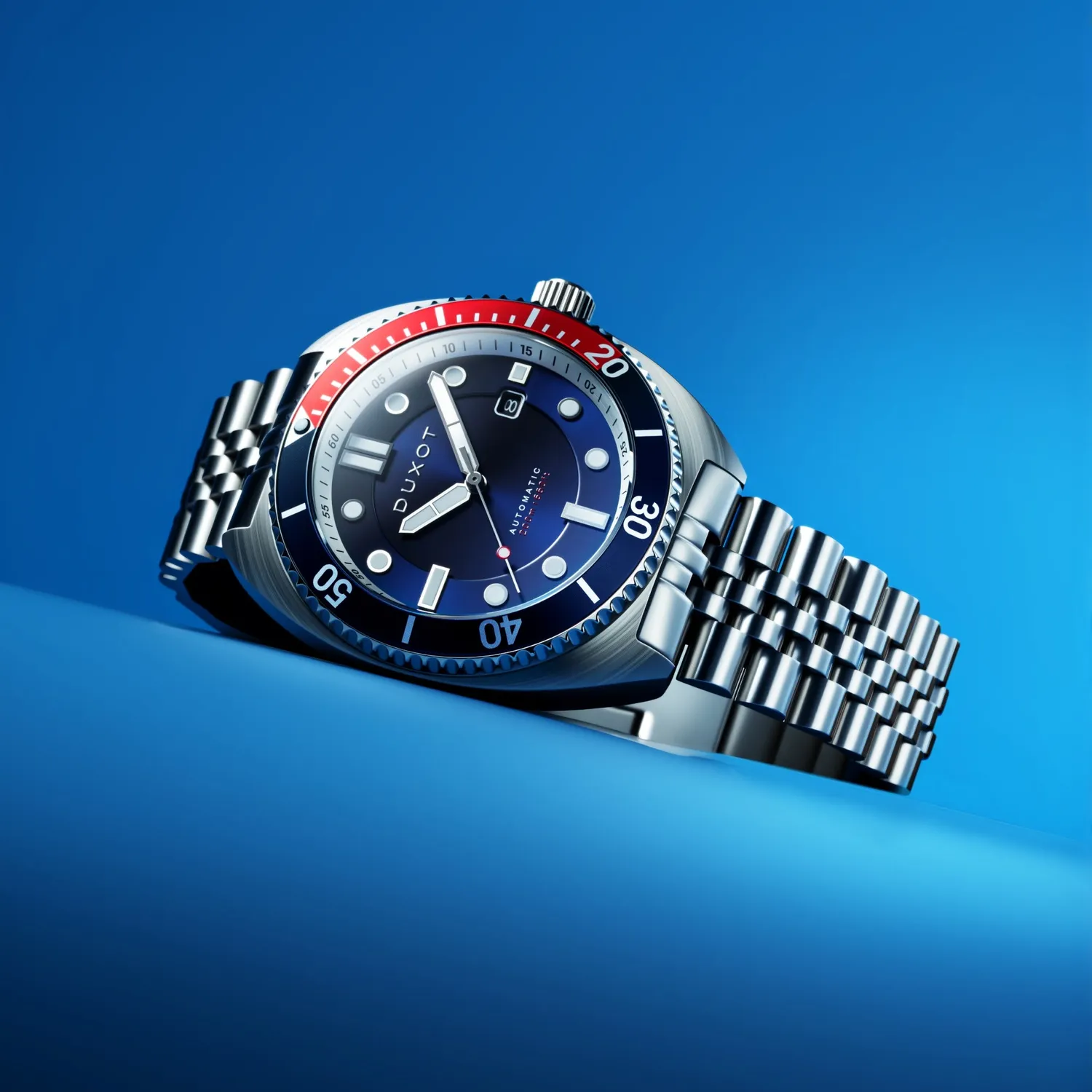 Duxot Tortuga klokke Blue automatisk 200 m