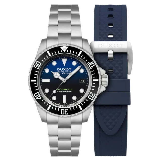 Duxot Atlantica Deep Dive Automatic Limited Edition Cobalt Blue klokke