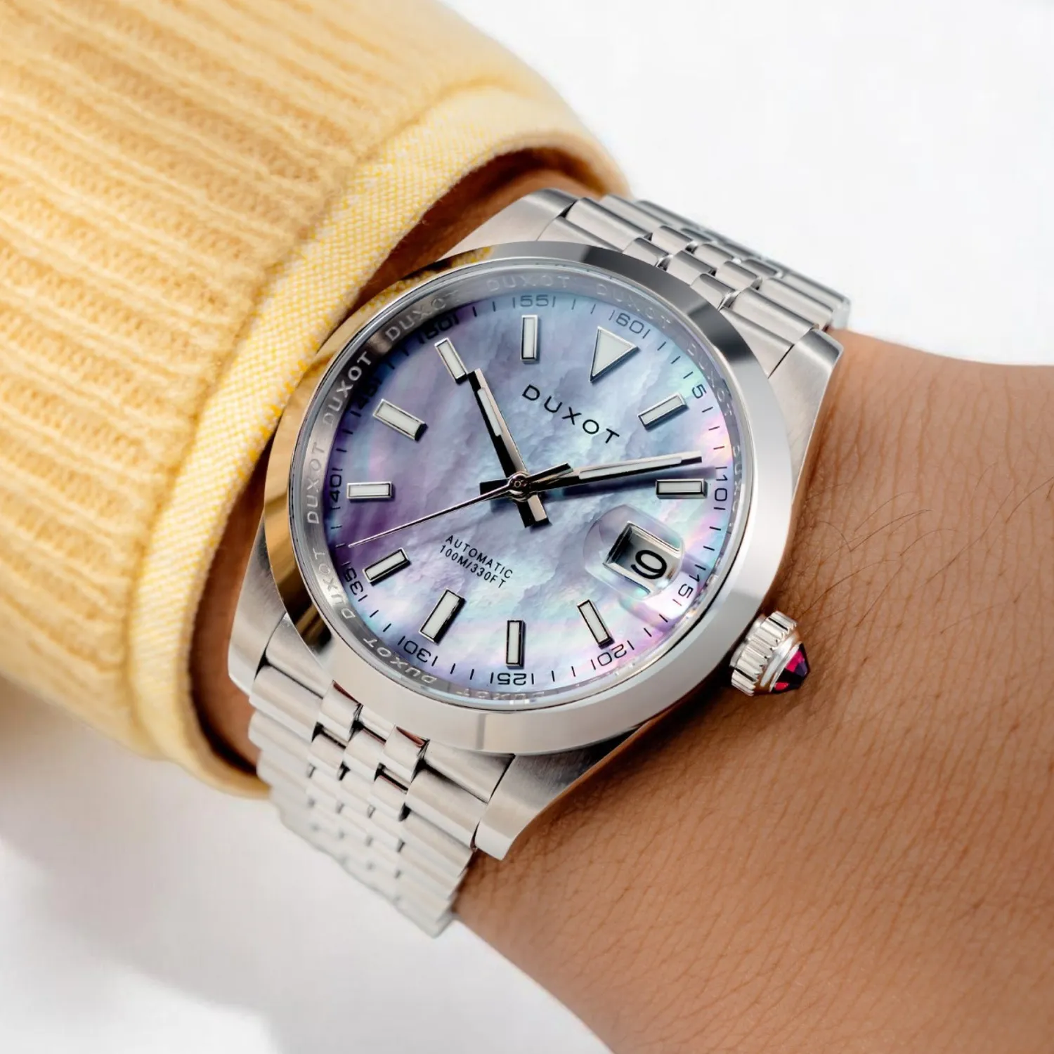 Duxot Vezeto Mother Of Pearl automatisk klokke perlemorskive
