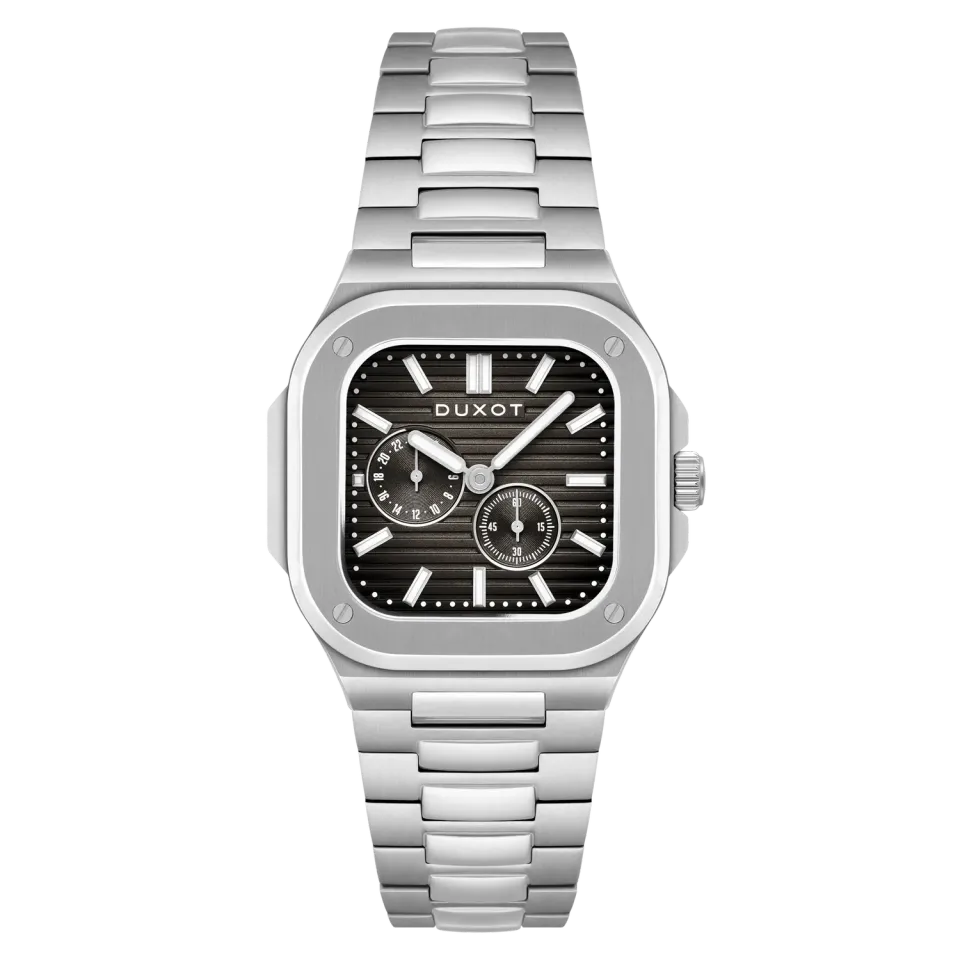 Duxot Quadrata Slate Fusion 24 Hour klokke