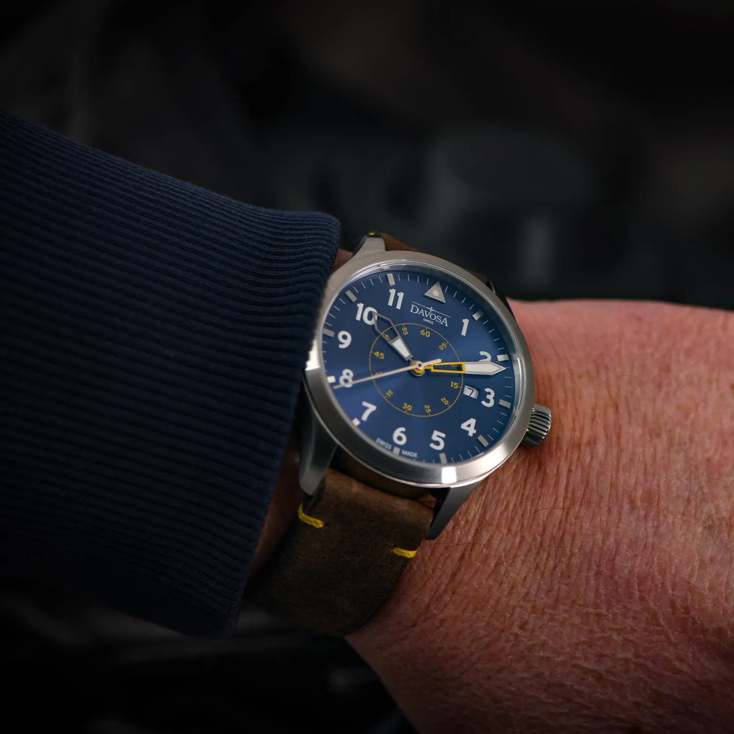 DAVOSA Neoteric Pilot pilotklokke automatisk 42 mm stål