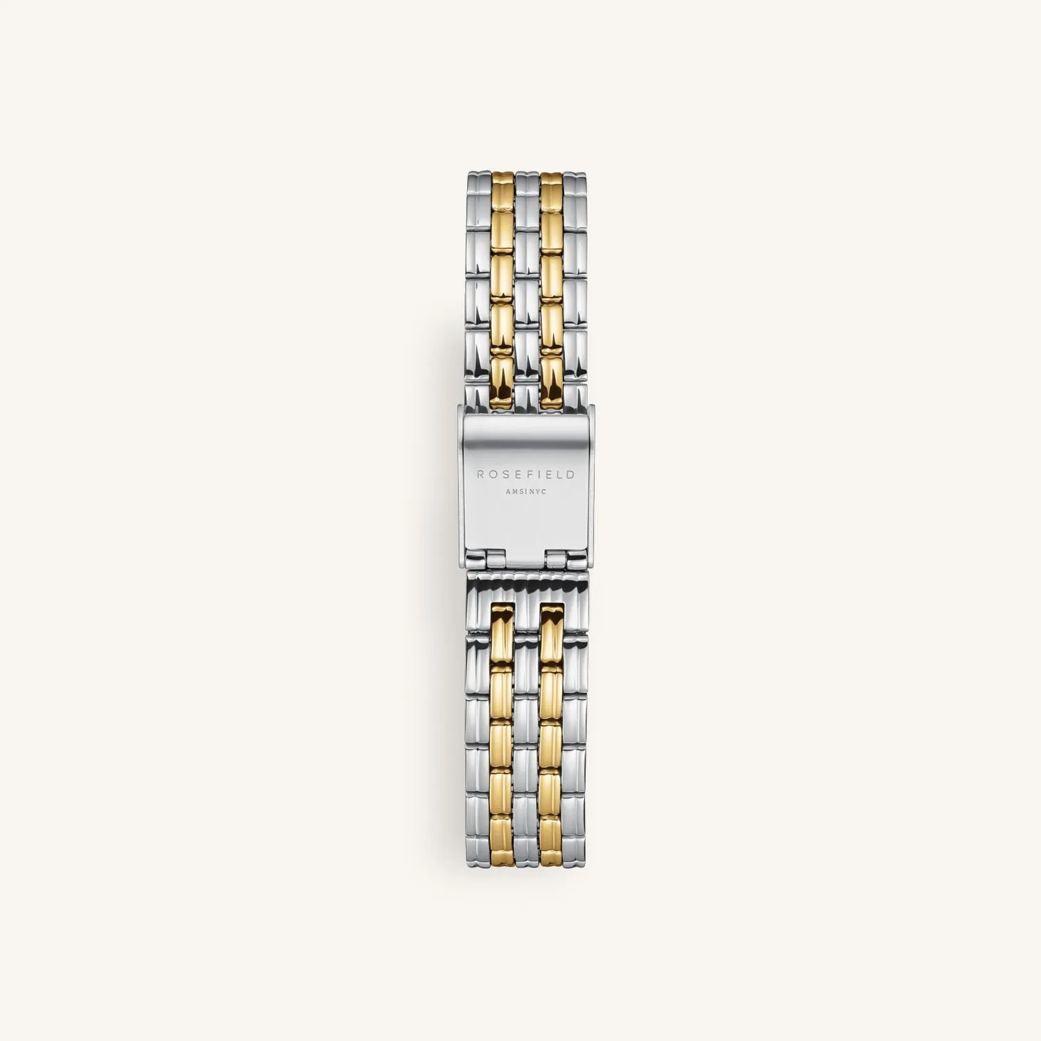 Rosefield Muse Silver Gold klokke tofarget uten gravering